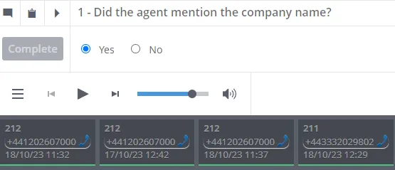 ClarifyQM questionnaire builder interface